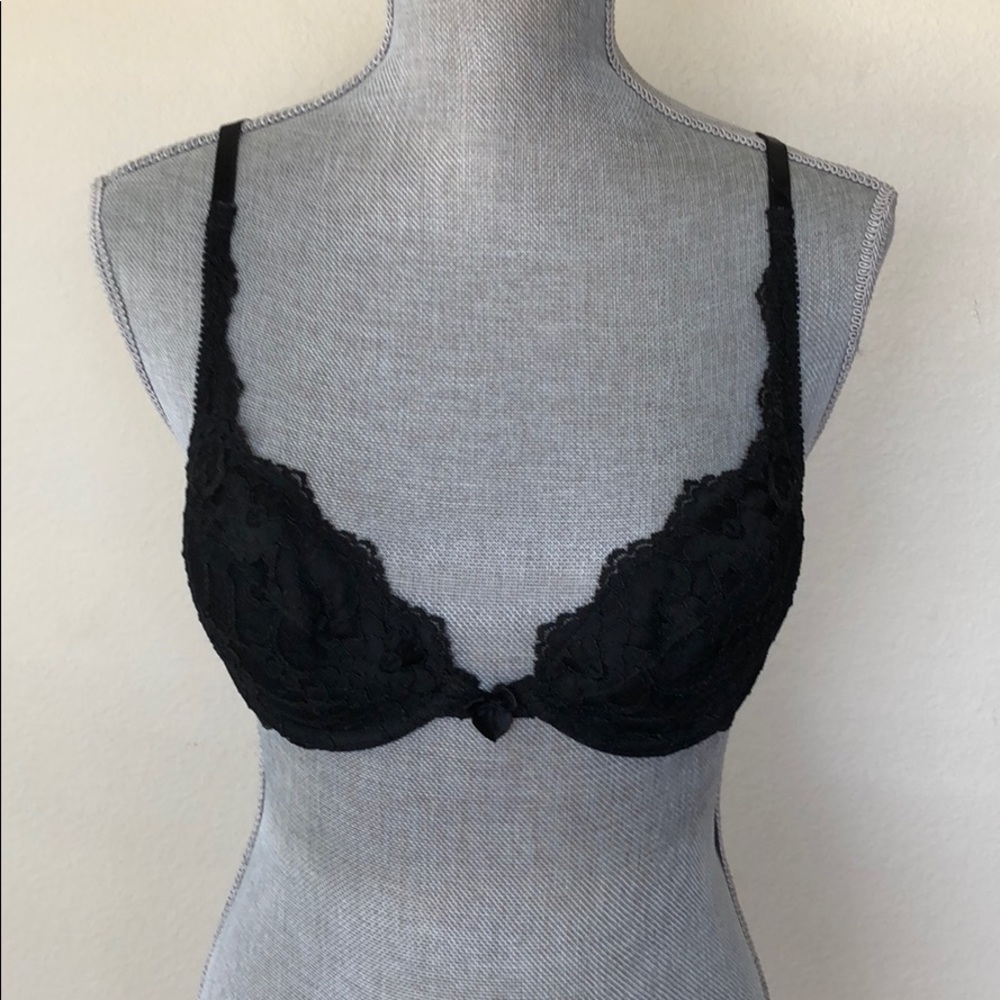 Black Lace Bra